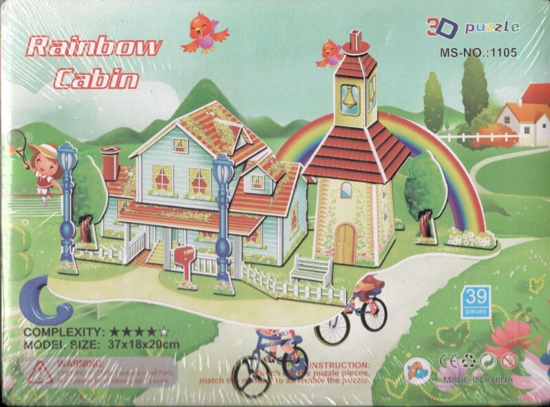 48100-5 3D puzzle BIG-MĚSTO DUHA